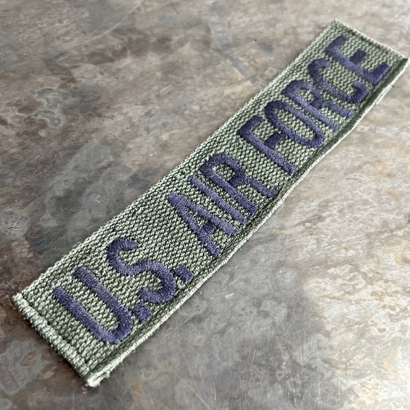 U.S. AIR FORCE embroidered tape patch - Vintage - Picture 3 of 10